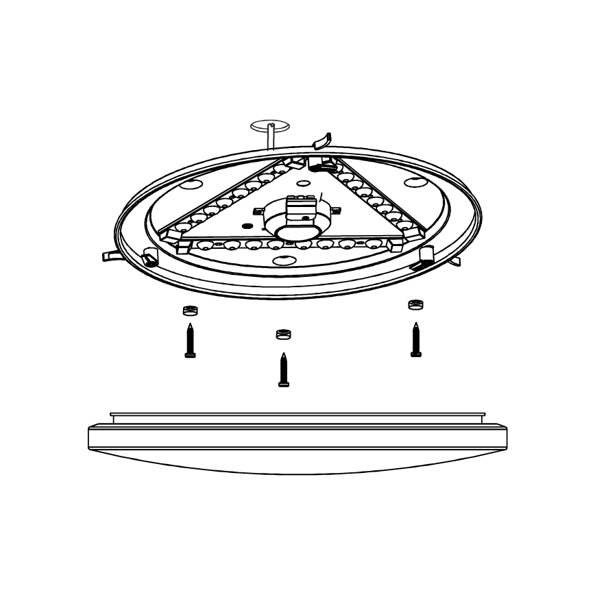 Eglo - LED lubinis vonios šviestuvas LED/17,3W/230V IP44