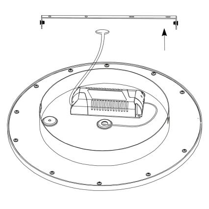 Eglo - LED RGBW Lubinis šviestuvas SARSINA-C LED/16W/230V + valdymo pultas