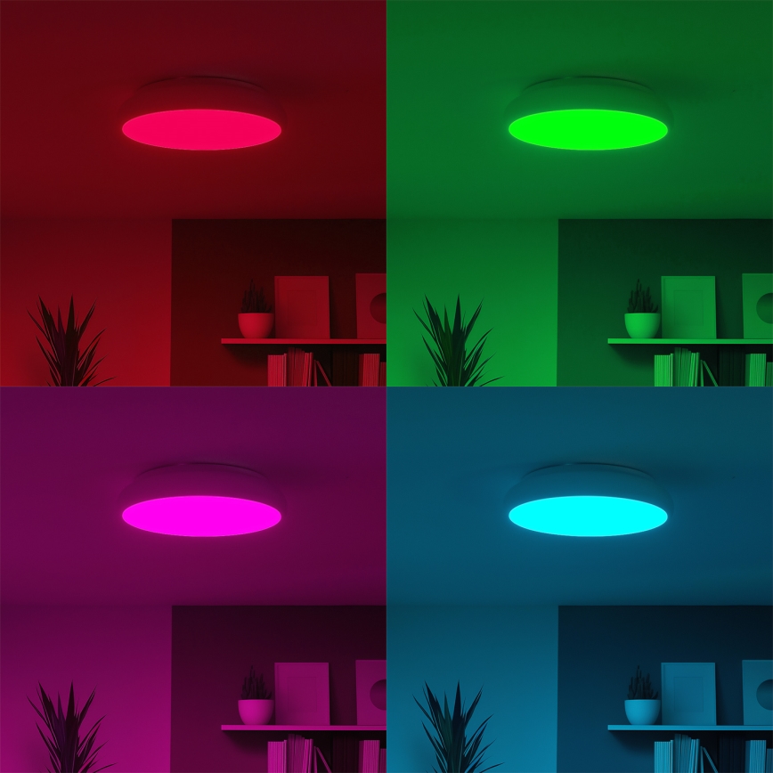 Eglo 98045 - LED RGB dimeriuojamas lubinis šviestuvas RIODEVA-C LED/27W/230V