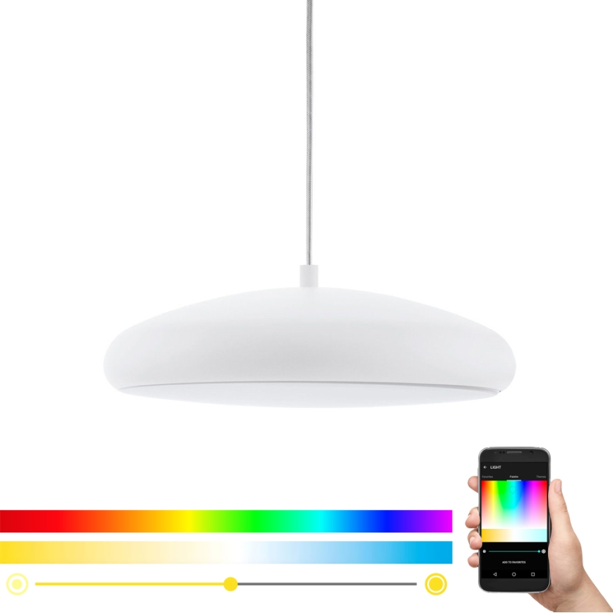 Eglo 98046 - LED RGB Reguliuojamas pakabinamas sietynas RIODEVA-C LED/27W/230V