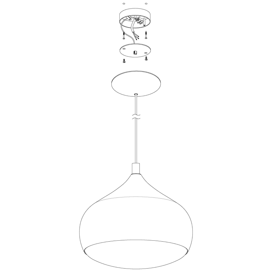 Eglo 98047 - LED RGBW Reguliuojamas pakabinamas sietynas COMBA-C LED/18W/230V Bluetooth