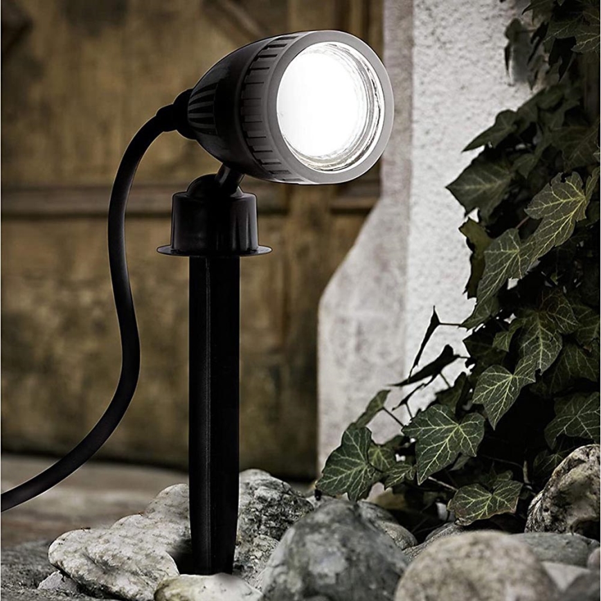 Eglo 98052 - LED RGB Lauko šviestuvas NEMA-C 1xGU10/5W/230V IP44