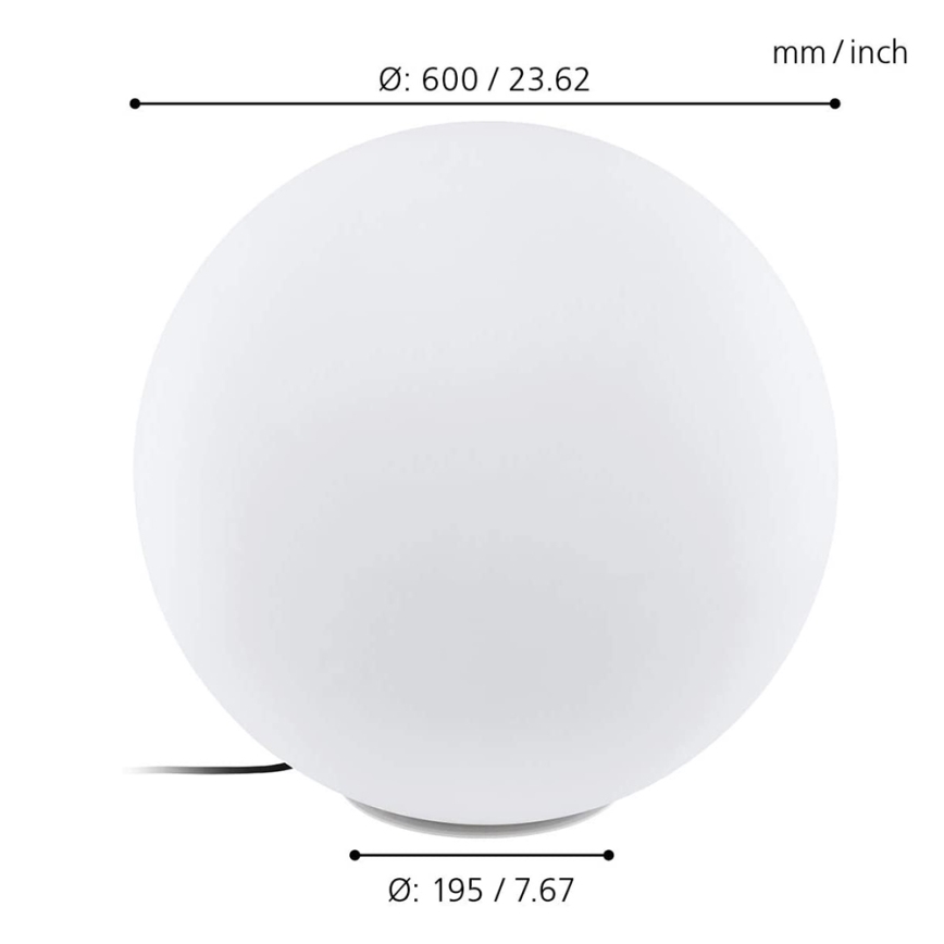 Eglo - LED RGBW lauko toršeras MONTEROLO-C 1xLED/9W/230V IP65 600