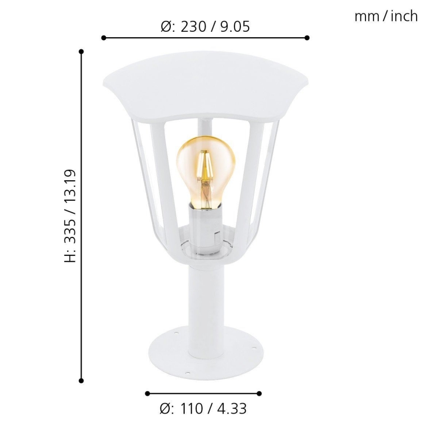 Eglo 98117 - Lauko šviestuvas MONREALE 1xE27/60W/230V IP44