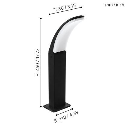 Eglo - LED lauko šviestuvas LED/11W/230V IP44