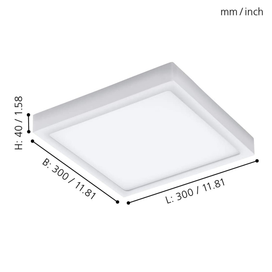 Eglo - LED Pritemdomas lauko šviestuvas ARGOLIS-C LED/22W/230V Bluetooth IP44