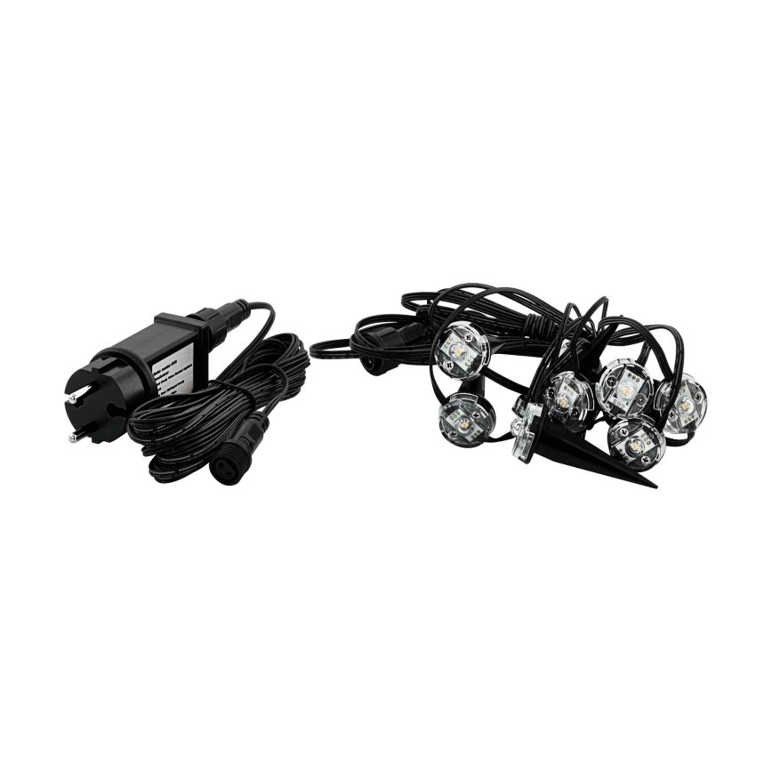Eglo - LED Dekoratyvinė lauko girlianda 9xLED 10m IP65 šilta balta