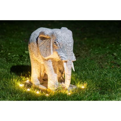 Eglo - LED lauko dekoratyvinė girlianda 9xLED 10m IP65 šiltai balta
