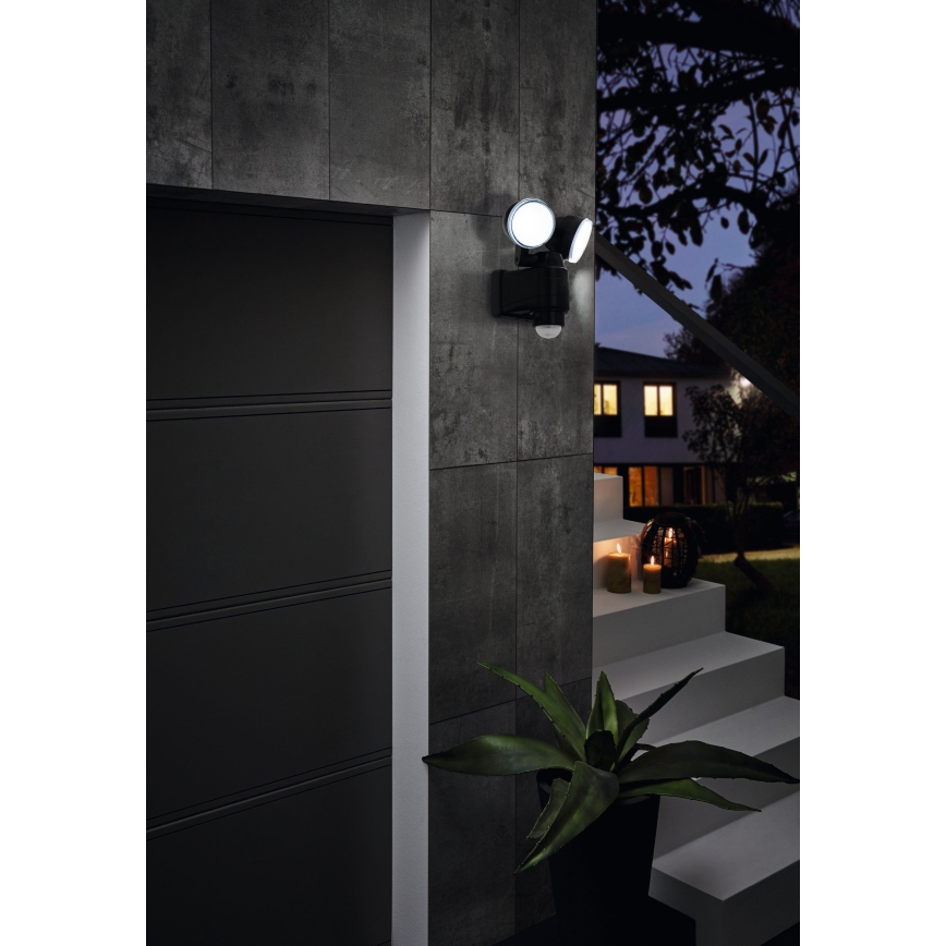 Eglo - LED lauko šviestuvas su jutikliu 2xLED/4W/4xLR1IP44