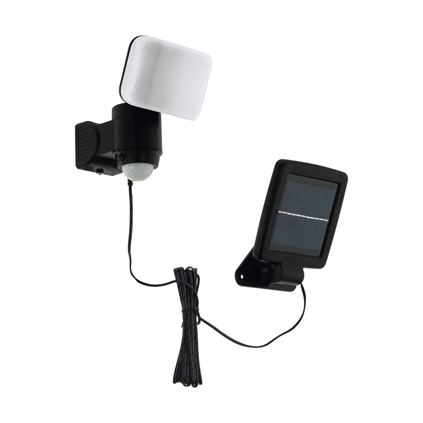 Eglo - LED sieninis šviestuvas su jutikliu, įkraunamas saulės energija LED/3,7V 1800 mAh IP44