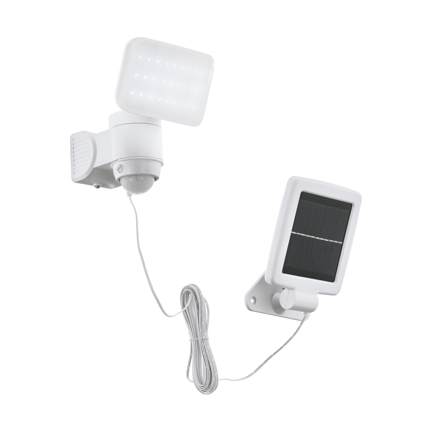 Eglo - LED sieninis šviestuvas su jutikliu, įkraunamas saulės energija LED/3,7V 1800 mAh IP44