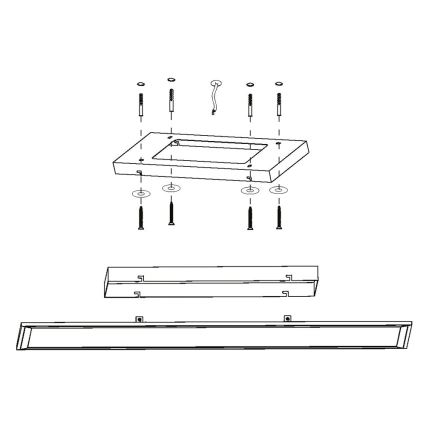 Eglo - Pritemdoma LED panelė LED/30W/230V + Nuotolinio valdymo pultas