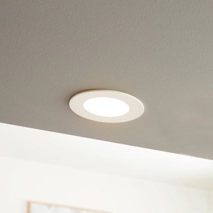 Eglo - LED Pritemdomas įleidžiamas lubinis šviestuvas LED/5W/230V + Nuotolinio valdymo pultas