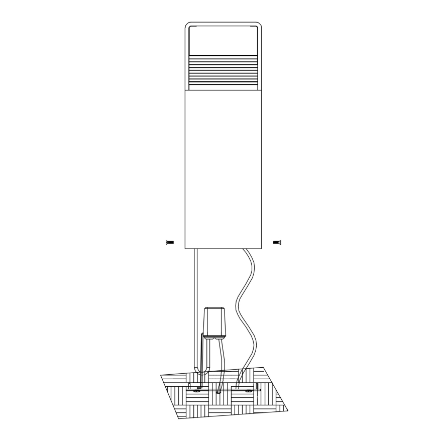 Eglo - LED lauko šviestuvas LED/5W/230V IP44