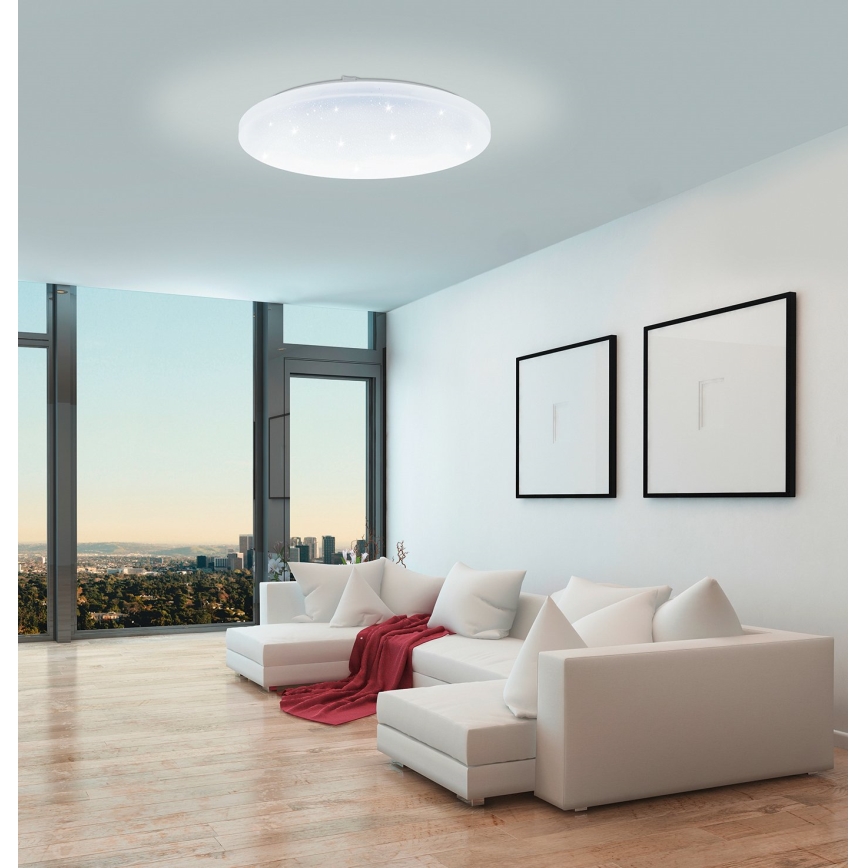 Eglo - LED Pritemdomas vonios šviestuvas LED/12W/230V IP4+ Nuotolinio valdymo pultas