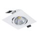 Eglo - LED pritemdomas įleidžiamas lubinis šviestuvas LED/6W/230V