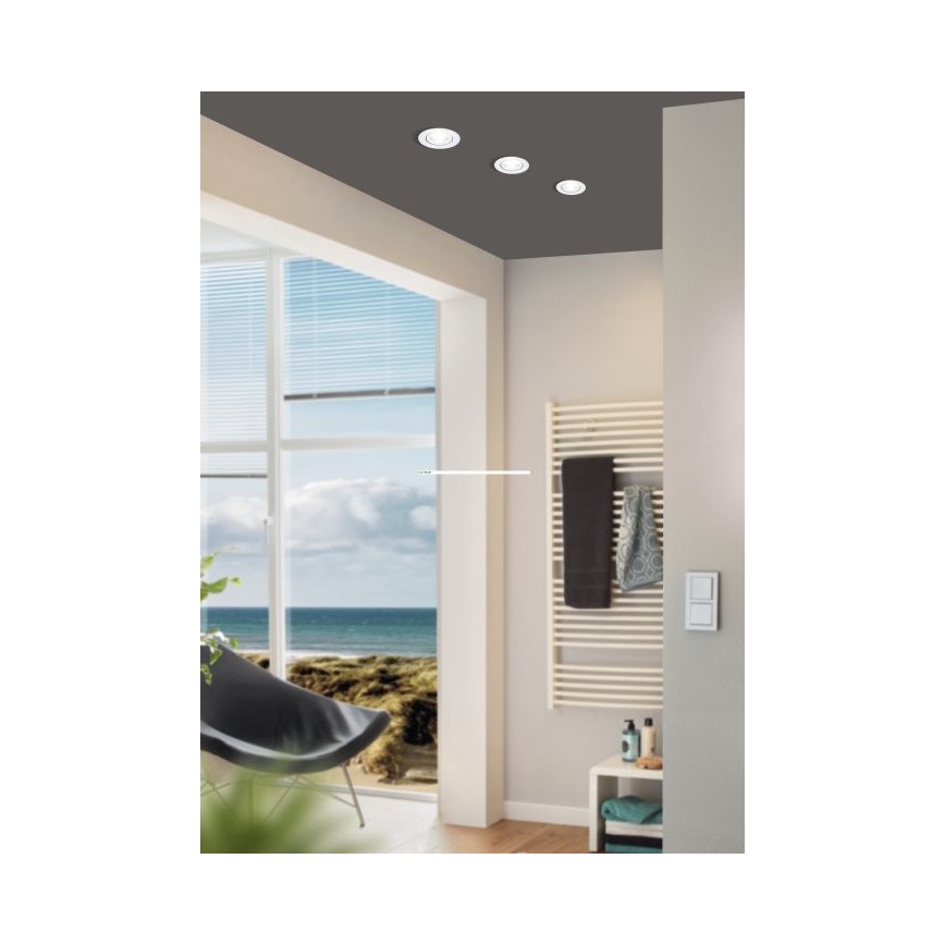 Eglo - LED pritemdomas įleidžiamas lubinis šviestuvas LED/6W/230V