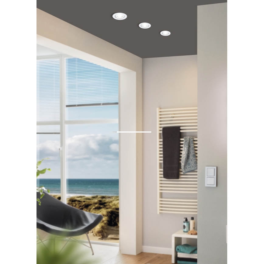 Eglo - LED pritemdomas įleidžiamas lubinis šviestuvas LED/6W/230V