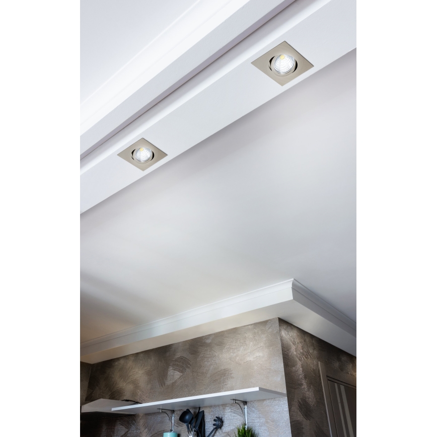 Eglo - LED pritemdomas įleidžiamas lubinis šviestuvas LED/6W/230V
