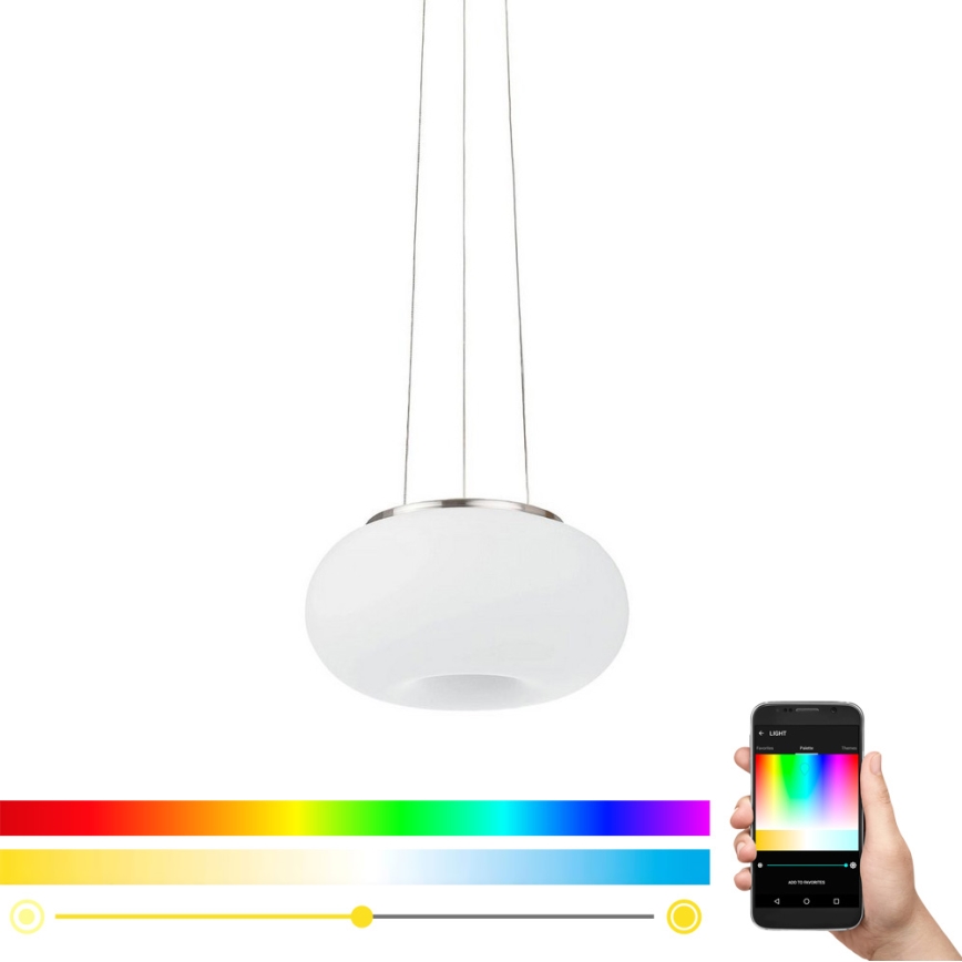 Eglo - LED RGB Reguliuojamas pakabinamas sietynas OPTICA-C LED/21W/230V diametras 37,5 cm