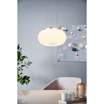 Eglo - LED RGB Reguliuojamas pakabinamas sietynas OPTICA-C LED/21W/230V diametras 37,5 cm