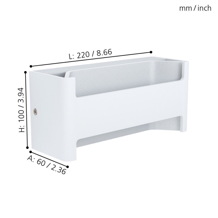 Eglo - LED sieninis šviestuvas LED/10W/230V