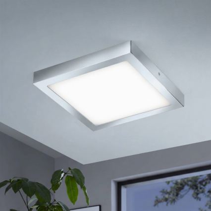 Eglo - LED RGBW dimeriuojamas lubinis šviestuvas FUEVA-C LED/21W/230V Bluetooth IP44 30x30 cm
