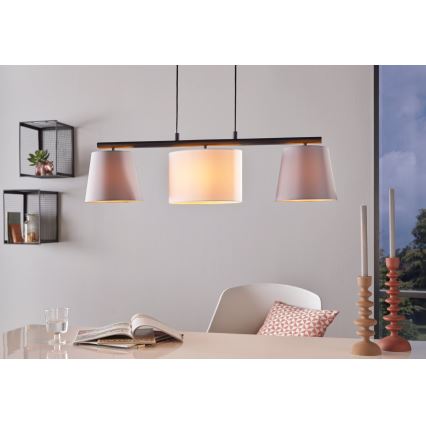 Eglo - LED liustra ant laido 3xE14/25W/230V