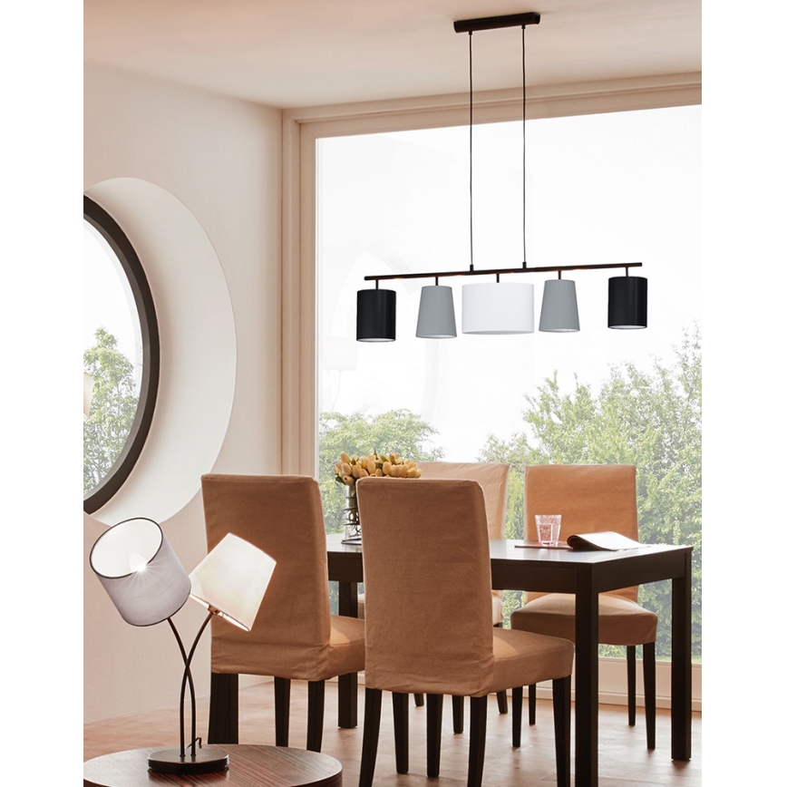 Eglo - LED liustra ant laido 5xE14/25W/230V