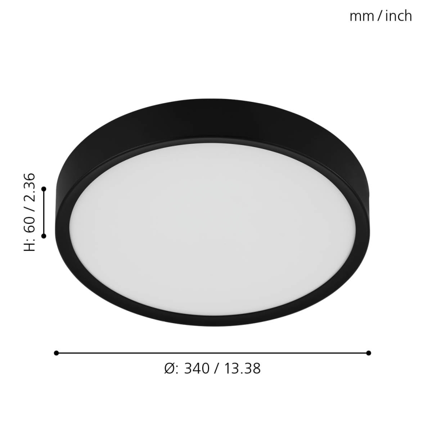 Eglo - LED lubinis šviestuvas LED/16,8W/230V