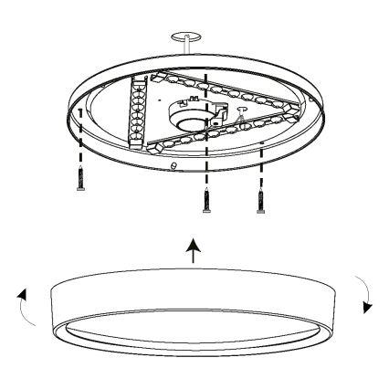 Eglo - LED lubinis šviestuvas LED/16,8W/230V