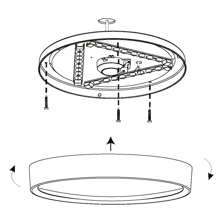 Eglo - LED lubinis šviestuvas LED/16,8W/230V
