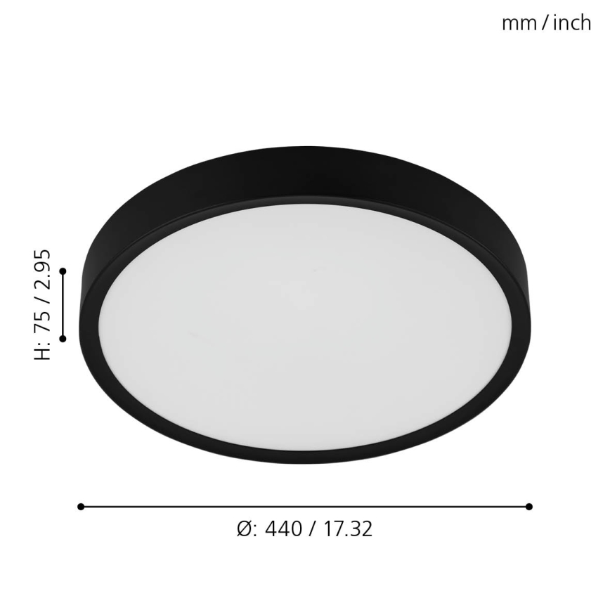 Eglo - LED lubinis šviestuvas LED/33,5W/230V