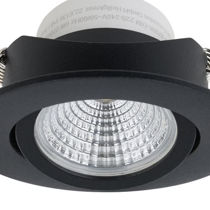 Eglo - LED reguliuojamas Įleidžiamas šviestuvas LED/6W/230V