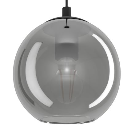 Eglo - pakabinama liustra ant laidų, 10xE27/40W/230V, juoda/blizgus chromas