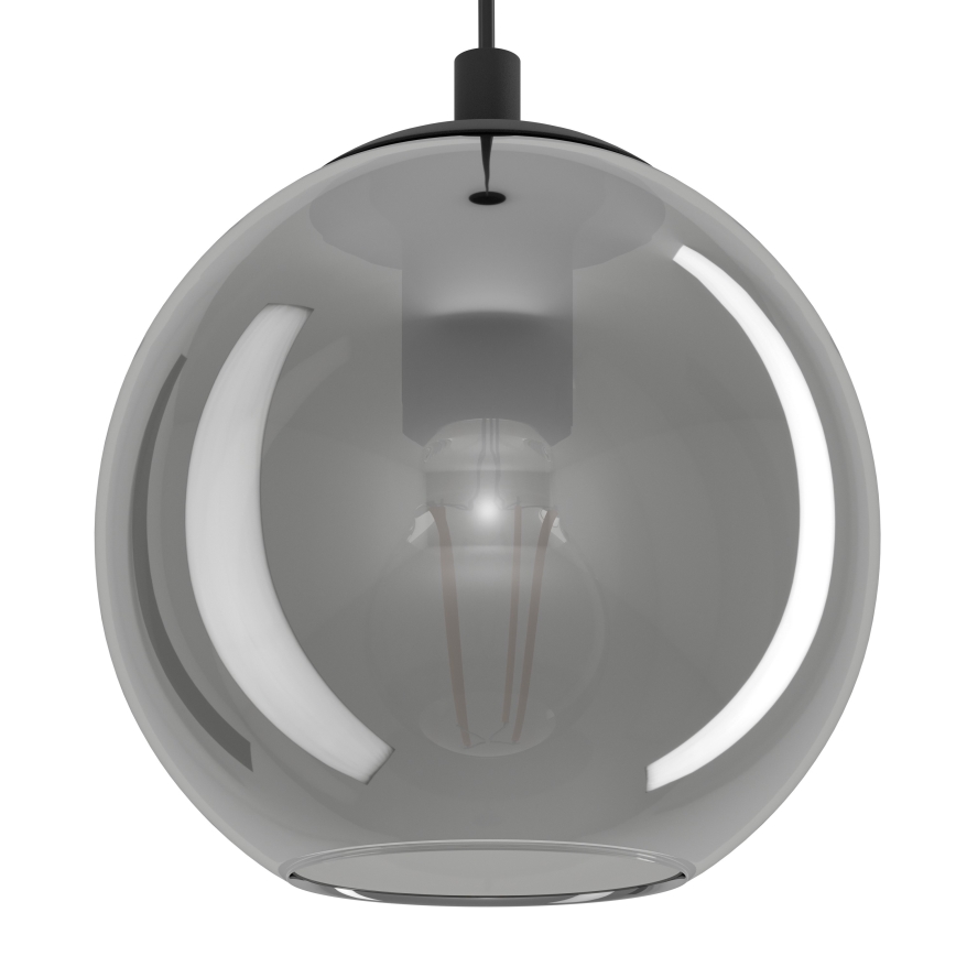 Eglo - pakabinama liustra ant laidų, 10xE27/40W/230V, juoda/blizgus chromas