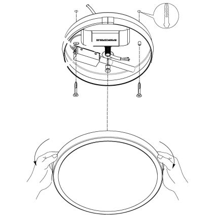 Eglo - LED lubinis šviestuvas LED/8,6W/230V