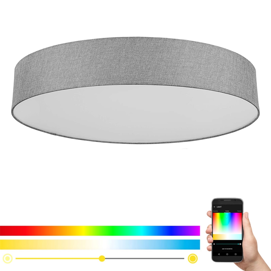 Eglo - LED RGB Reguliuojamas lubinis šviestuvas ROMAO-C LED/42W/230V + VP