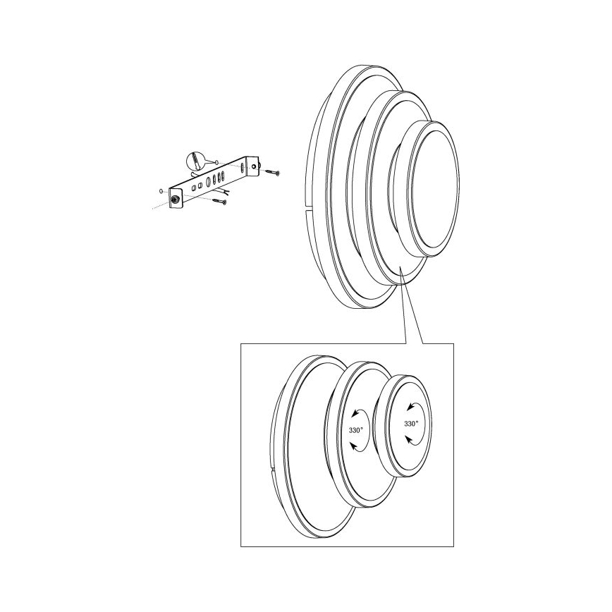 Eglo - LED lubinis šviestuvas LED/11,4W/230V + LED/8,6W + LED/5,4W