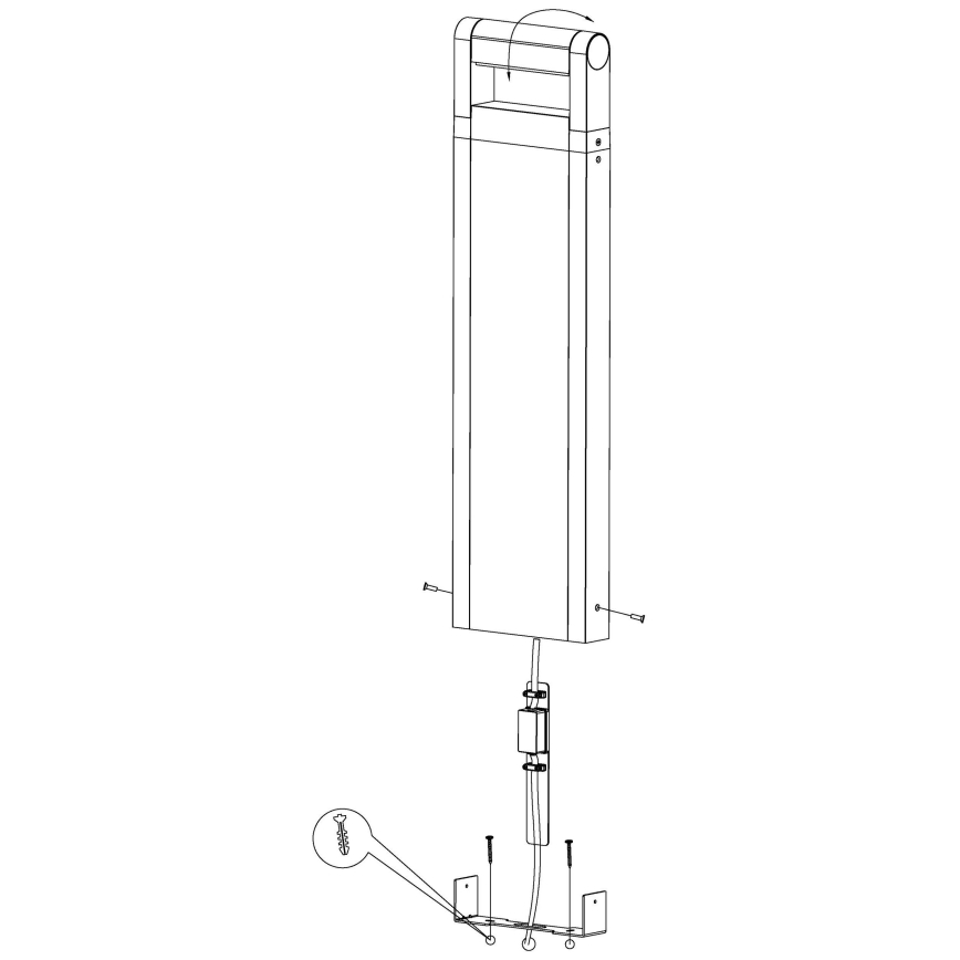 Eglo - LED Lauko šviestuvas LED/4,8W/230V IP44