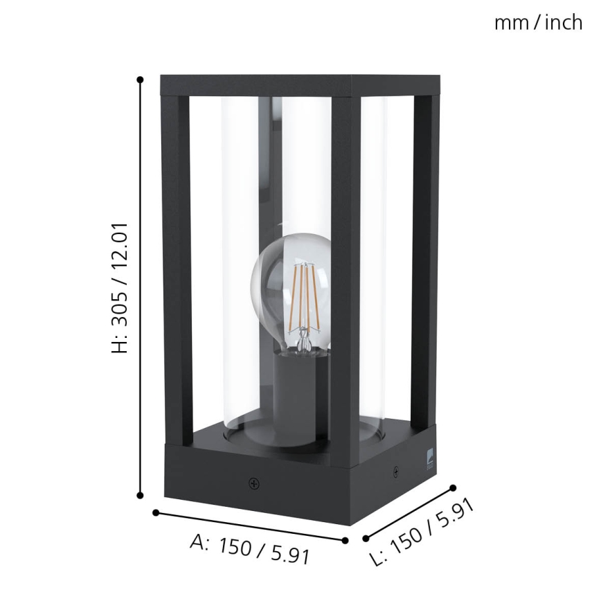 Eglo - Lauko šviestuvas 1xE27/40W/230V IP54