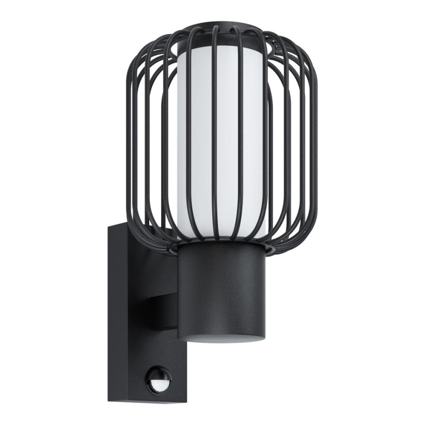 Eglo - Laukinis sieninis šviestuvas su sensoriumi 1xE27/28W/230V IP44