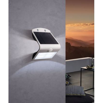 Eglo - LED Saulės lempa su jutikliu LED/3,2W/3,7V 2000 mAh IP54
