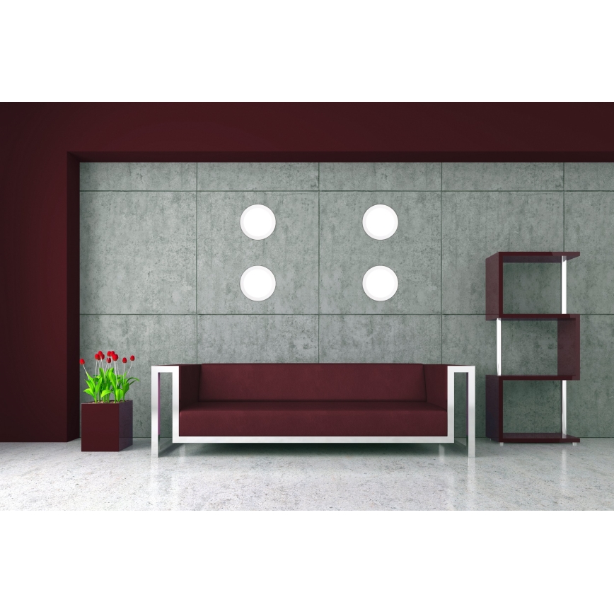 Eglo - Reguliuojamas įleidžiamas vonios kambario LED šviestuvas, 16,5 W, 230 V, IP44, ZigBee, skersmuo 21,6 cm