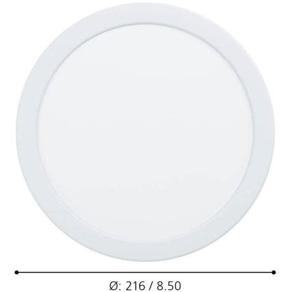 Eglo - LED Reguliuojamas vonios šviestuvas LED/16,5W/230V IP44 ZigBee