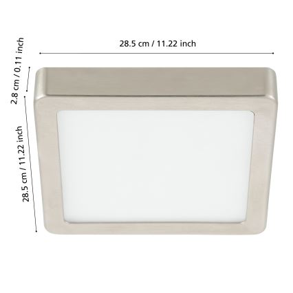 Eglo - LED reguliuojamas vonios kambario lubų šviestuvas LED/19,5W/230V 2700-6500K IP44 ZigBee