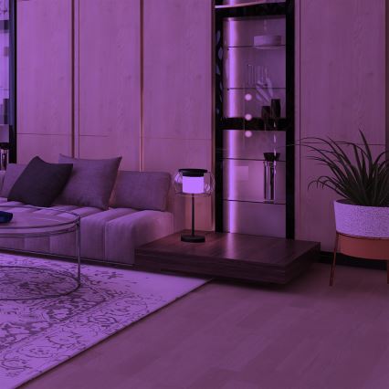 Eglo 99024 - LED RGB reguliuojamas stalinis šviestuvas BRIAGLIA-C LED/15W/230V