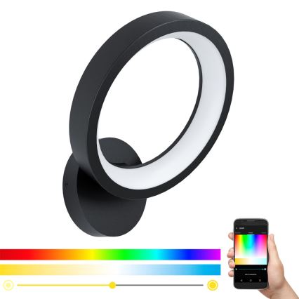 Eglo 99028 - Reguliuojamas RGB LED sieninis šviestuvas MARGHERA-C LED/16W/230V