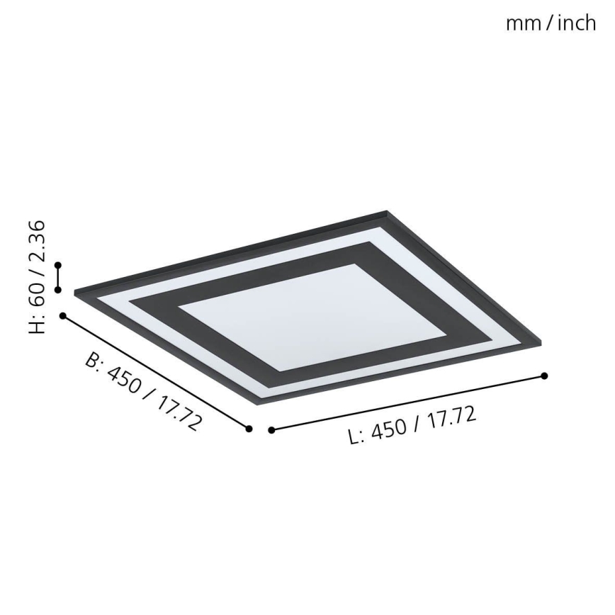 Eglo - LED lubinis šviestuvas LED/24W/230V