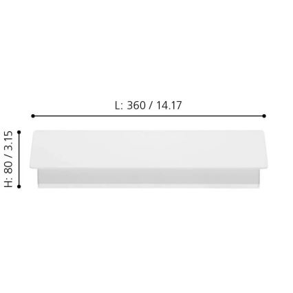 Eglo - LED Maitinimas standartinėms jungimo grandinėms LED/12W/230V